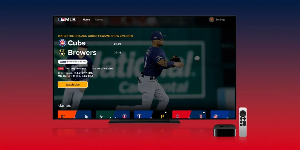 4 apps to watch baseball live